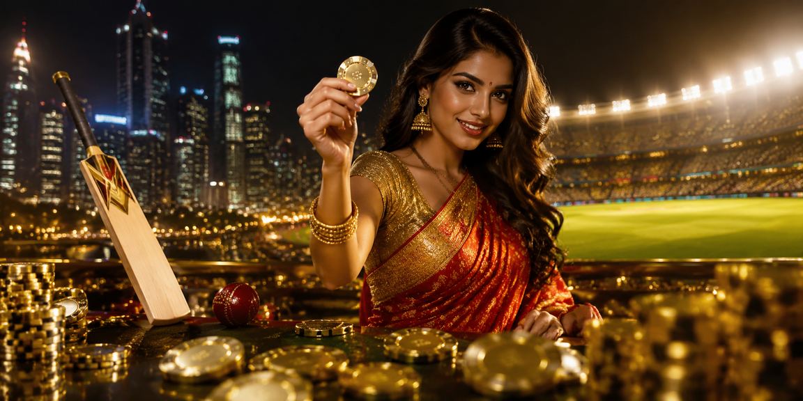Indian woman placing cricket bets on mobile app